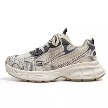 Мужская обувь, летняя сетчатая дышащая сетчатая обувь для бега, спорта и отдыха, толстая подошва, увеличивающая внутреннюю высоту, обувь Xiaobai Dad Tide 39