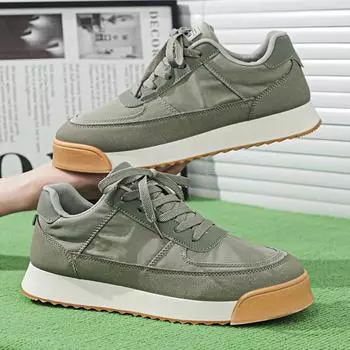 Мужская обувь, летняя толстая подошва, белая, весенне-осенняя, дышащая, на платформе, для тенниса, с круглой головкой 39 чёрный