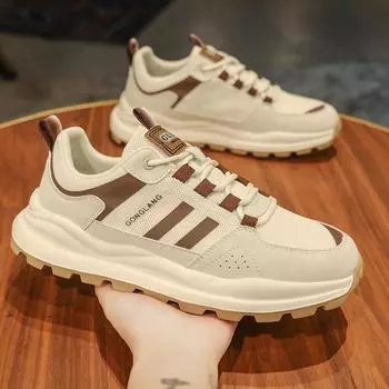 Мужская обувь Лето 2024 Новая сетчатая дышащая сетчатая полая легкая мужская спортивная и повседневная обувь 39