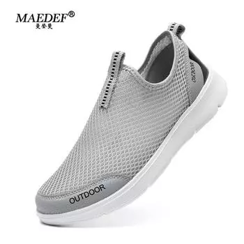 Мужская обувь MAEDEF, летняя повседневная обувь, дышащие мужские кроссовки, легкие, удобные мужские кроссовки, мужские кроссовки для бега 39