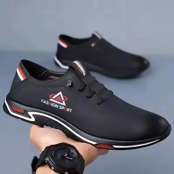 Мужская обувь, модная, мягкая, мужская, повседневная обувь, британский стиль, деловая обувь, дышащая, со шнуровкой, легкие кроссовки, мужской размер 39