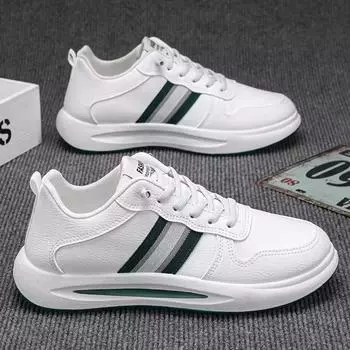 Мужская обувь Модная мужская повседневная обувь Комфортная сетчатая платформа Мужские кроссовки для спорта на открытом воздухе Теннис 44 белый