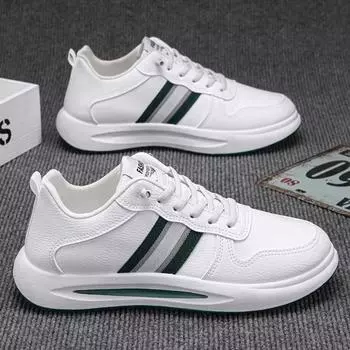 Мужская обувь, модная мужская повседневная обувь, удобные сетчатые мужские кроссовки на платформе, обувь для спорта на открытом воздухе 41 белый