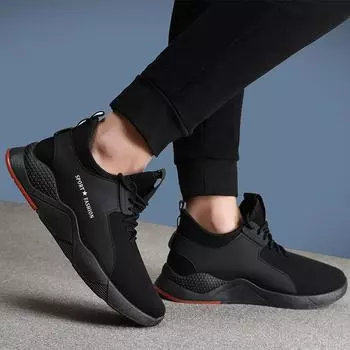 Мужская обувь Модная обувь 2023 Весенняя новая спортивная обувь Простая однотонная удобная повседневная обувь Трендовые модные кроссовки 39 красный