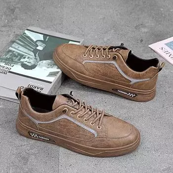 Мужская обувь, модная универсальная повседневная обувь, корейская уличная спортивная обувь, новые мужские вулканизированные туфли на плоской подошве, мужские лоферы 39