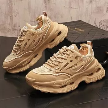 Мужская обувь, модные мужские кроссовки 2024 года, осень, новый фирменный дизайн, удобные мужские кроссовки с мягкой подошвой, Tenis Masculino 38 хаки