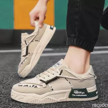 Мужская обувь, модные весенние и осенние кроссовки из парусины с толстой подошвой, повседневный дизайн, мужская вулканизированная обувь с плоским дном для бега 39