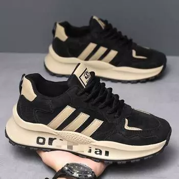 Мужская обувь модный тренд повседневная обувь для папы удобная мягкая подошва корейская версия ретро уличная легкая спортивная обувь 39