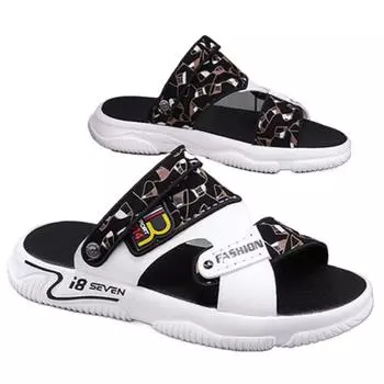 Мужская обувь, мягкие, высокого качества, мужские тапочки-сабо 2024, модные шлепанцы, резиновые, тренд, летняя распродажа, хлопушки, забавные, повседневные, дизайнерские, роскошные 38