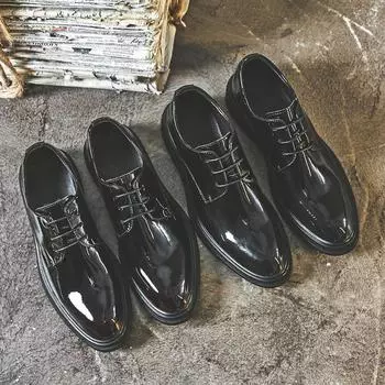 Мужская обувь Мужская деловая повседневная деловая обувь с внутренними ступнями Кожаные туфли, увеличивающие рост Мужская британская летняя обувь из кожи, увеличивающая рост 2346-J 38 красный