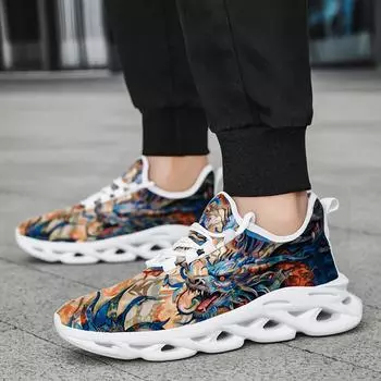 Мужская обувь Мужские кроссовки на шнуровке Мужские спортивные кроссовки для бега Женская легкая мягкая Мужская удобная обувь для бега трусцой Треккинговая Атлетическая Мужская обувь 44