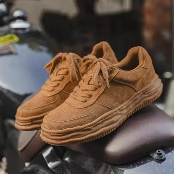 Мужская обувь на подошве Oxford из дышащей свиной кожи, повседневная обувь для сноубординга, универсальная обувь с низким верхом, спортивная обувь 38 хаки