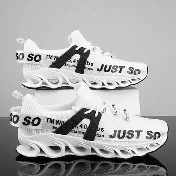 Мужская обувь на шнуровке кроссовки дышащая подошва повседневные кроссовки 39 белый