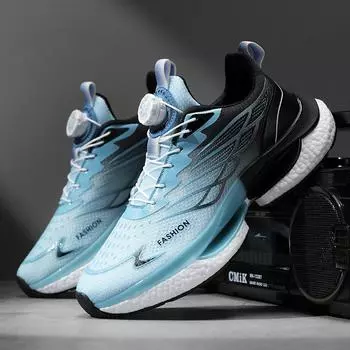 Мужская обувь новая дышащая рыболовная сеть подростковая ротация без шнурков мужская повседневная обувь спортивная беговая обувь попкорн прилив 37