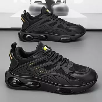 Мужская обувь, новая летняя дышащая студенческая универсальная повседневная спортивная обувь для подростков, трендовая обувь для бега, увеличивающая внутреннюю высоту обуви для пап 36