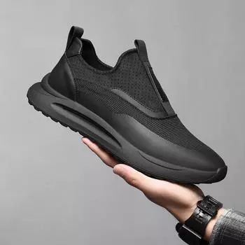 Мужская обувь, новая мода, спортивный стиль, тренд, спортивная обувь, повседневные кроссовки для бега, кроссовки для мужчин, большой размер 46, 47, 48 38 чёрный