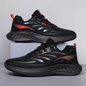 Мужская обувь, новая мода, универсальная спортивная обувь с мягкой подошвой, легкая, холодная на ощупь, трендовая, подходящая по цвету, простая повседневная обувь, импортная торговля 39