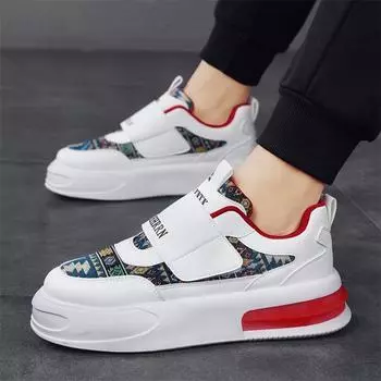 Мужская обувь, новая ткань, толстая подошва, чехлы для ног, маленькие белые туфли, колледж, толстая подошва, увеличивающая рост, повседневная обувь для скейтбординга, студенческая спортивная обувь 39