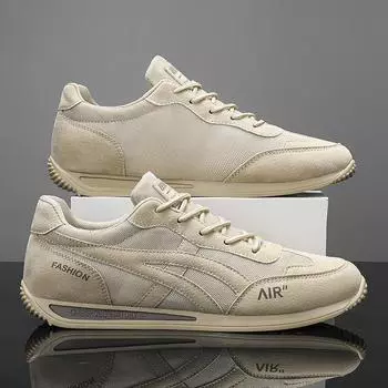 Мужская обувь, новая весенняя удобная сетчатая дышащая маленькая белая обувь для отдыха на открытом воздухе, модная мягкая подошва, легкая спортивная обувь, производитель 39