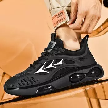 Мужская обувь, новинка 2024, весенний тренд, универсальные туфли для папы на толстой подошве, молодежные студенческие спортивные кроссовки, модная мужская обувь 39 белый