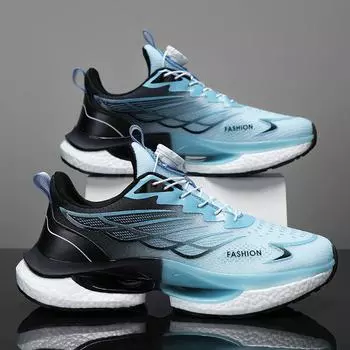 Мужская обувь, новые кроссовки для бега, мужские дышащие кроссовки с амортизирующей подошвой из попкорна 37