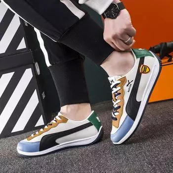 Мужская обувь Новые летние дышащие летающие тканые спортивные кроссовки Повседневная обувь Трендовая модная обувь Мужские туфли Форрест Гамп 39