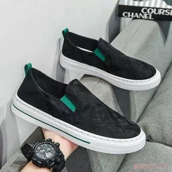 Мужская обувь, новые летние дышащие парусиновые туфли, тканевые туфли, Пекинские ленивые повседневные легкие кроссовки с одной педалью, износостойкие 39