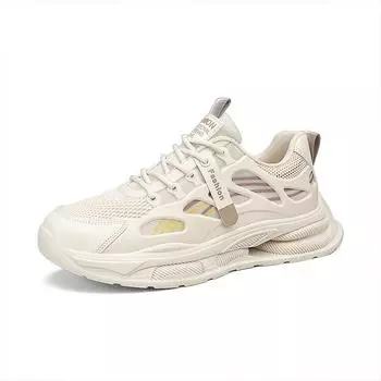 Мужская обувь, новые летние молодежные сетчатые дышащие спортивные туфли, повседневные кроссовки для бега, универсальные, увеличивающие рост, модные туфли для пап 39