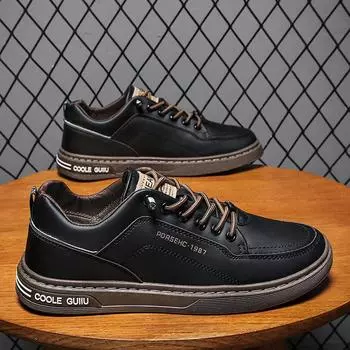 Мужская обувь. Новые маленькие белые туфли. Мужские спортивные повседневные туфли для студентов с низким берцем. 39