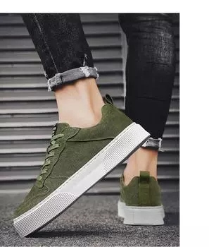 Мужская обувь, новые модные кроссовки для мужчин, кожаная пушистая удобная легкая повседневная обувь, обувь для прогулок на открытом воздухе, большие размеры 2024 39 чёрный