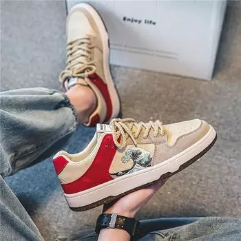 Мужская обувь Новые мужские туфли на платформе из вулканизированной стали Повседневная обувь на плоской подошве со шнуровкой для скейтбординга Модные дышащие кроссовки Zapatillas Hombre 39