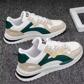 Мужская обувь, новые осенние дышащие модные кроссовки на плоской подошве, мужские удобные кроссовки на шнуровке, спортивные уличные кроссовки, Zapatillas Hombre 39 серый