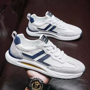 Мужская обувь. Новые повседневные туфли. Мужская весенне-летняя тканевая дышащая спортивная обувь. Молодежная модная тенденция. Обувь Форрест Гамп. 39