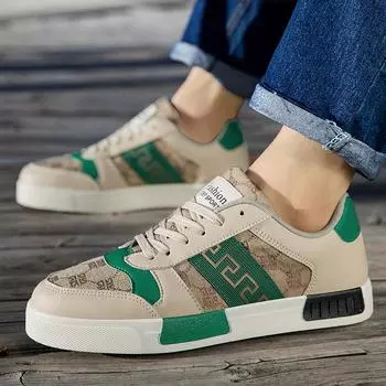 Мужская обувь Новые трендовые туфли для досок из кожи в стиле ретро для пожилых людей, модная обувь на каждый день для уличной повседневной носки 39