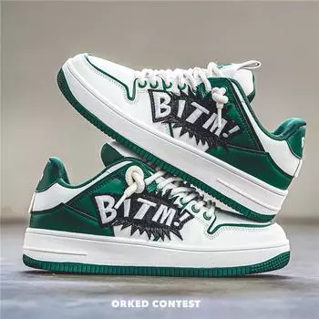 Мужская обувь, новый модный тренд четырех сезонов, повседневная обувь для сноуборда, студенческая обувь Air Force One, корейская версия противоскользящей износостойкой обуви 39