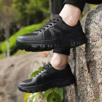 Мужская обувь, новый модный тренд, повседневная обувь для бега, дышащая, удобная, походная обувь, мужская легкая спортивная обувь на шнуровке 39