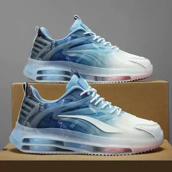 Мужская обувь очень большого размера, летняя дышащая обувь 2024 года, новая сетчатая спортивная обувь для отдыха и бега, мужская и женская обувь с воздушной подушкой, амортизация, Daddy Tide 36