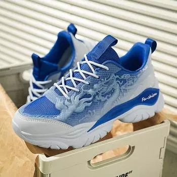 Мужская обувь ограничена годом их зодиака Красные кроссовки Мужская спортивная обувь Night Glow Повседневная обувь для папы Модный тренд 39