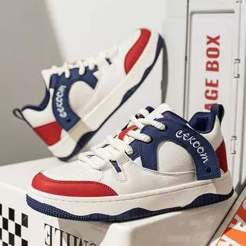 Мужская обувь осень и зима новые высококачественные мужские туфли для скейтбординга нишевый стиль повседневная обувь мужская спортивная белая обувь в гонконгском стиле прилив 39