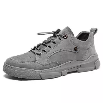 Мужская обувь осень модная обувь 2025 новая мужская спортивная и повседневная обувь универсальная британская уличная низкая обувь для инструментов мужчины 38