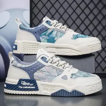 Мужская обувь осень новая корейская версия модная обувь интернет-знаменитость взрыв универсальная спортивная обувь модная повседневная обувь для скейтборда нескользящая спортивная обувь 39