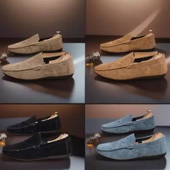 Мужская обувь осень новая обувь Doudou британская молодежная универсальная спортивная обувь с одной педалью с низким верхом обувь для вождения прилив 39