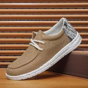 Мужская обувь осень новая повседневная обувь из ткани мода тренд комфорт нескользящая легкая обувь для скейтборда Zapatillas De Hombre 39 чёрный