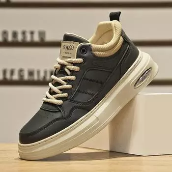 Мужская обувь Осень Повседневная обувь для скейтборда Холли Молодежная спортивная обувь Платформа Увеличение роста Рабочая обувь Модная обувь 39