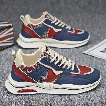 Мужская обувь осень-зима 2025 года, новые модные спортивные повседневные туфли на мягкой подошве, мужские туфли для папы с толстой подошвой, мужские трендовые туфли 39