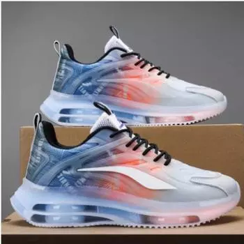 Мужская обувь осенне-зимняя дышащая беговая обувь для мужчин подростковая обувь для учеников младших классов на воздушной подушке повседневная спортивная модная обувь большого размера 36