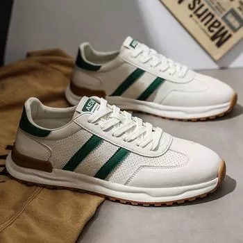 Мужская обувь осенняя дышащая обувь для серфинга новый модный бренд универсальная спортивная и для отдыха маленькие белые туфли мужская обувь модная обувь 39