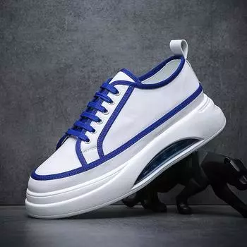 Мужская обувь осенняя обувь для досок, цвет соответствует литературной воздушной подушке, мягкая подошва, модные трендовые туфли, подходящие молодой личности, Вэньчжоу 38