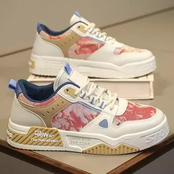 Мужская обувь, плоские парусиновые кроссовки для мужчин, модная вулканизированная обувь для мужчин 39 красный