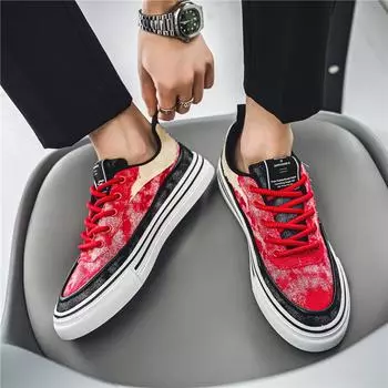 Мужская обувь повседневная обувь 2024 года мужская обувь лето новый модный тренд универсальные туфли на плоской подошве с низким верхом 39